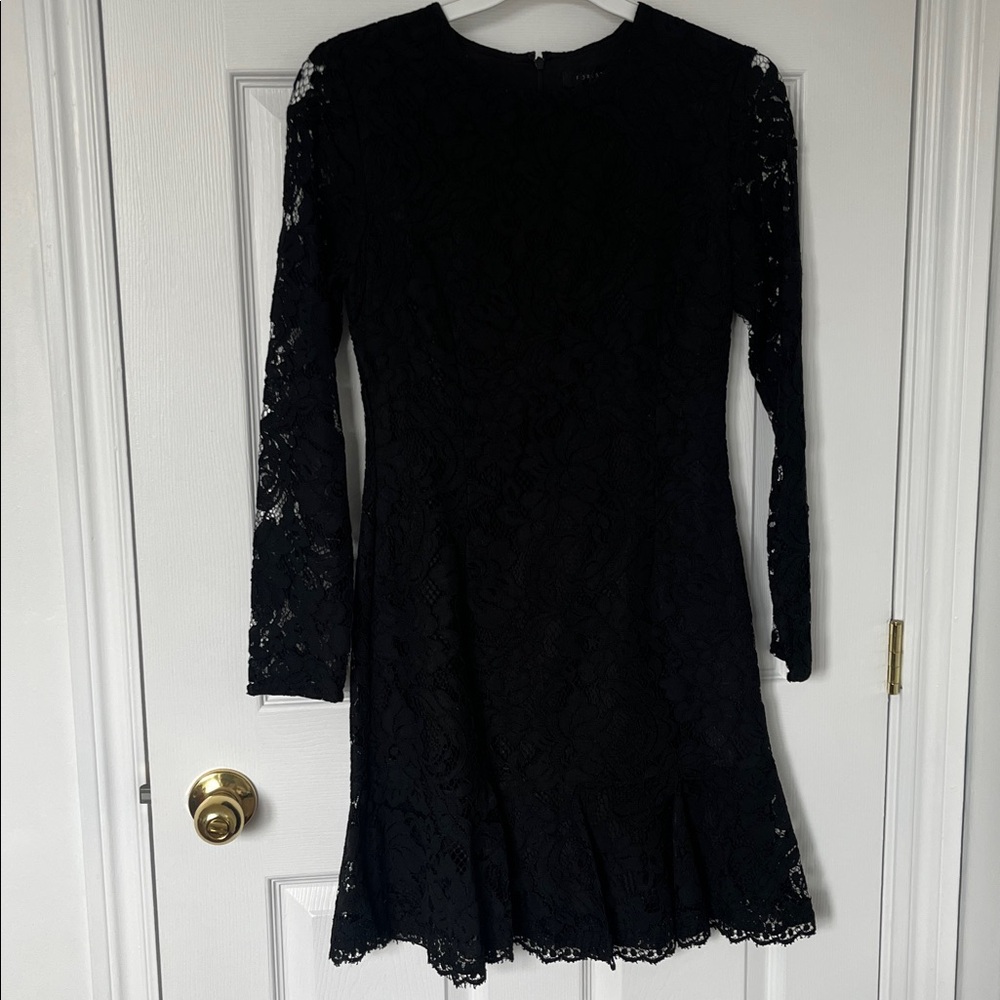 SUMMER SALE- Elegant Black Lace Dress. New. Never wear